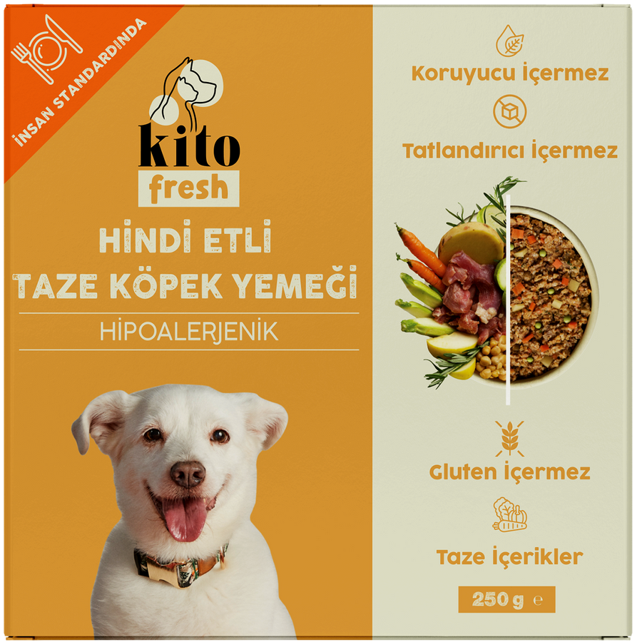 Kito  Fresh Dog Food with Turkey 250 gr