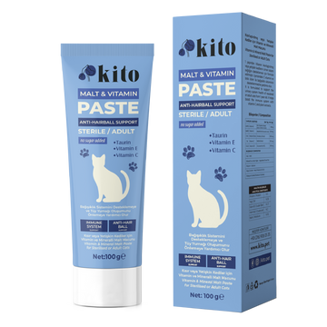 Kısır veya Yetişkin Kediler İçin Tüy Yumağı Önleyici ve Sindirim Destekleyici Malt Macunu 100g