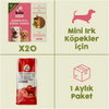 20 Adet Kito Fresh Somon Etli Köpek Yemeği %100 Taze İçerikli Mama + 2,5 kg  Yetişkin Mini Irk Köpek Maması