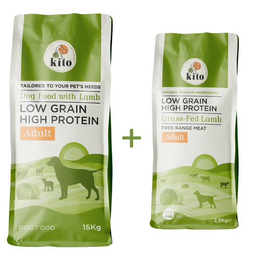 15 kg yetişkin köpek maması + 2,5 kg yetişkin köpek maması
