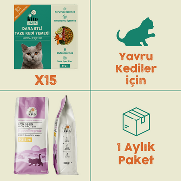 Dana Etli Kito Fresh ve Yavru Kedi Maması