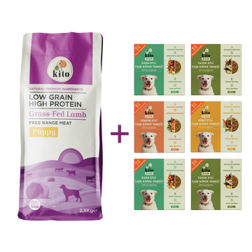 Puppy Food 2,5 KG + Kito Fresh Introduction Package