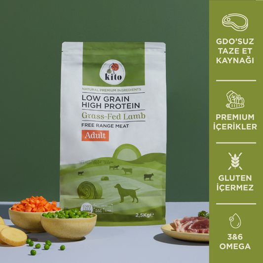 Doğal Besi Kuzu Etli Yetişkin Köpek Maması 2,5 Kg