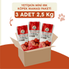3 adet 2,5 kg adult mini köpek maması