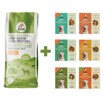 Yetişkin Köpek Maması 7 KG + Köpek Kito Fresh Tanışma Paketi