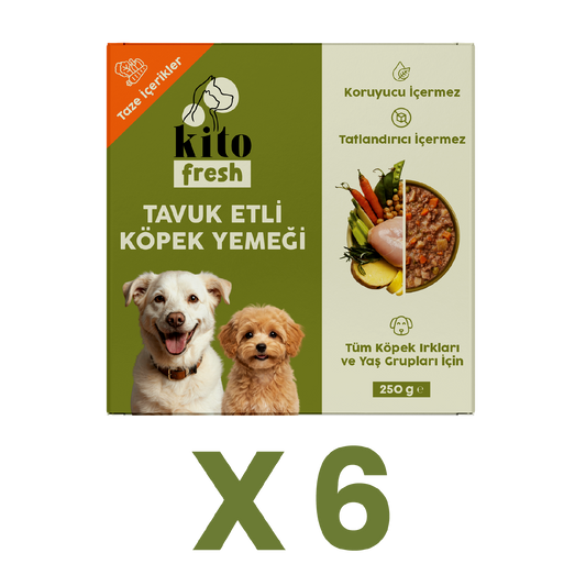 Kito Fresh Dog Food Chicken Recipe, 6 x 250 g (1.5 kg)