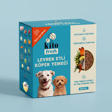 Kito Fresh Levrek Etli Köpek Yemeği %100 Taze İçerikli Mama 250 gr