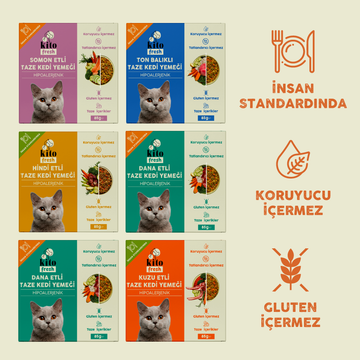 Kediler için Kito Fresh Tanışma Paketi