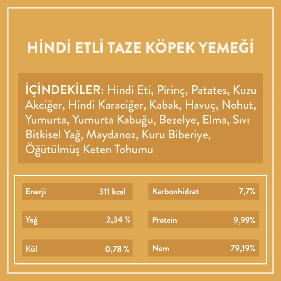 Yetişkin Köpek Maması 2,5 KG + Hindi Etli Köpek Kito Fresh X 6