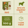 Tavuk Etli Kito Fresh x60 (Orta Irk Köpekler için Aylık Kito Fresh Paketi)