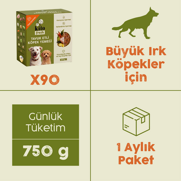 Kito Fresh with Chicken x90 (Monthly Kito Fresh Pack for Adult Dogs)
