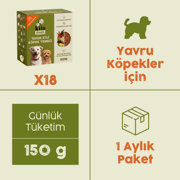 Kito Fresh with Chicken x18 (Monthly Kito Fresh Pack for Puppies)