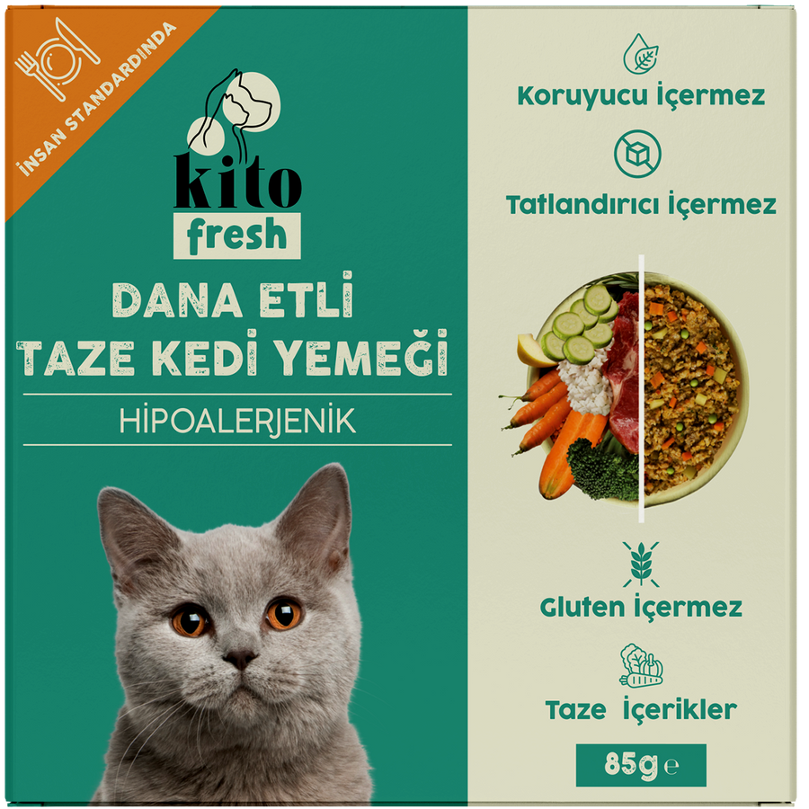 Kito Fresh Cat Food with Beef 85 gr