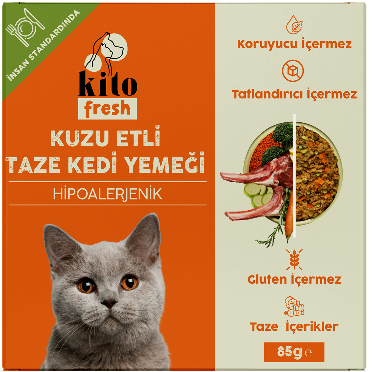 Kuzu Etli Kedi Yemeği