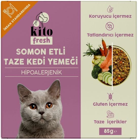 Somon Etli Kedi Yemeği