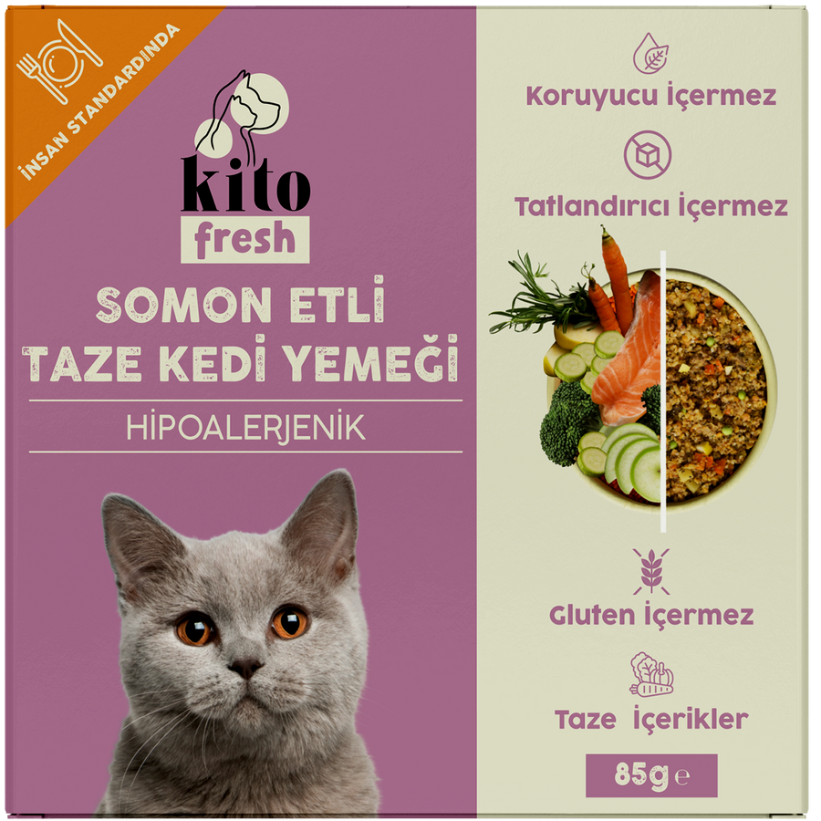 Kito Fresh Cat Food with Salmon 85 gr