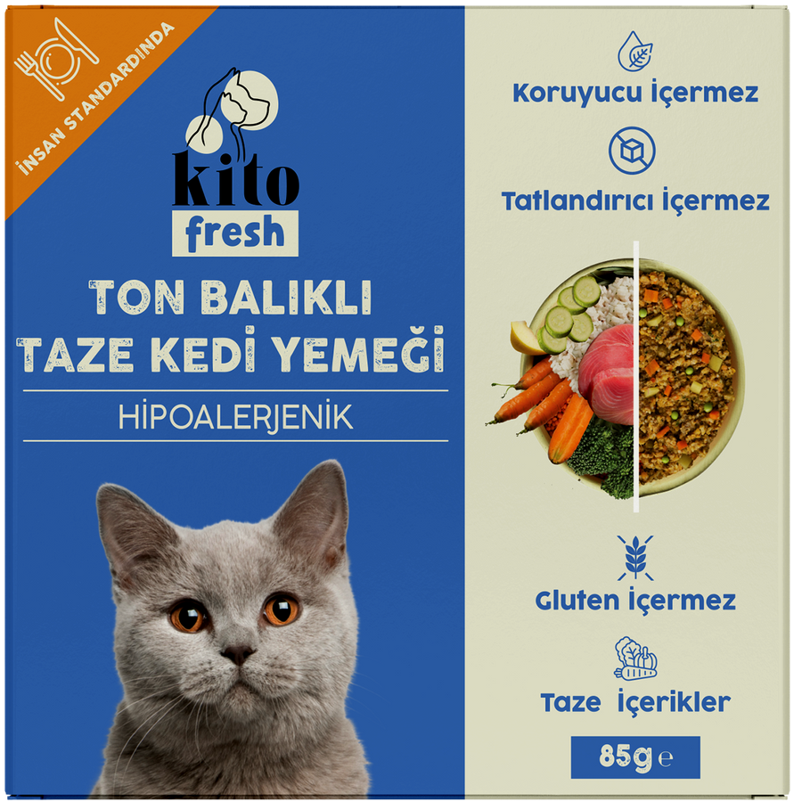 Kito Fresh Ton Balıklı Kedi Yemeği 85 gr