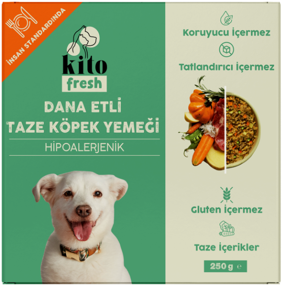 Kito Fresh Dog Food Beef Recipe (250 g)