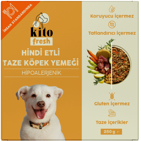 Kito Fresh Dog Food Turkey Recipe (250 g)