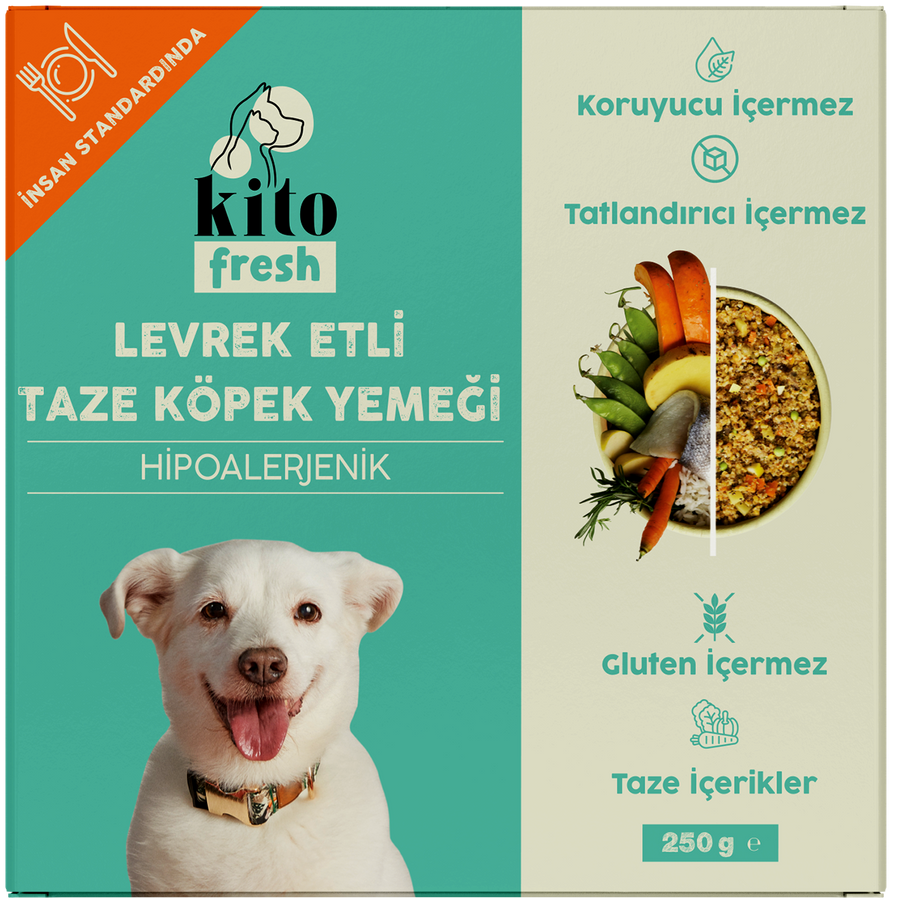 Kito Fresh Levrek Etli Köpek Yemeği 250 gr
