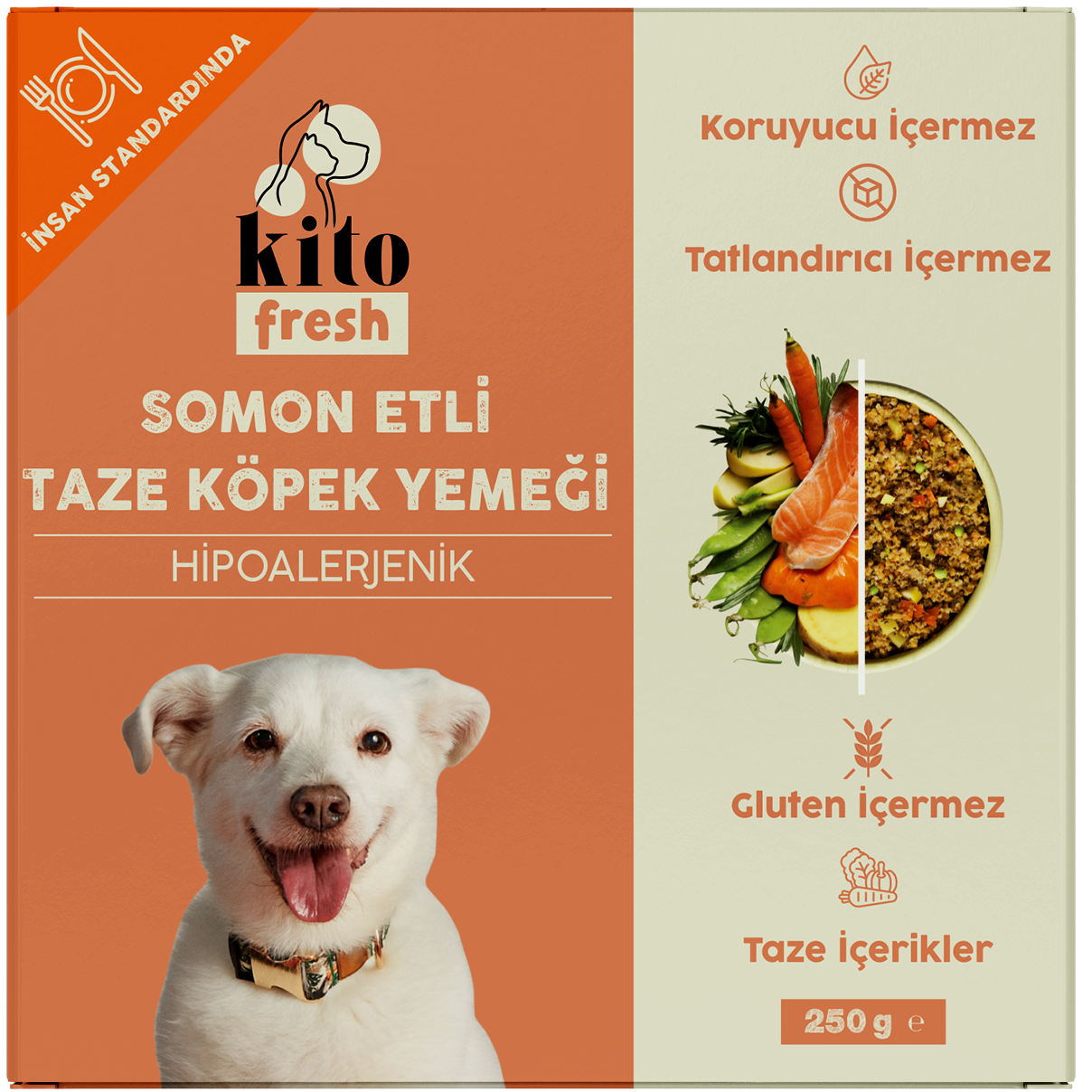 Somon Etli Köpek Yemeği