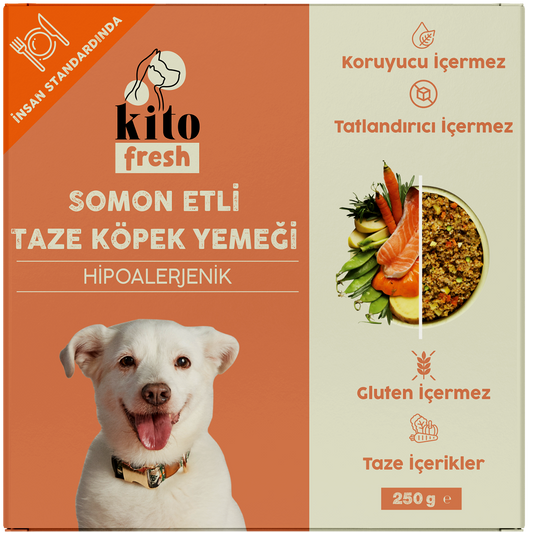 Somon Etli Köpek Yemeği
