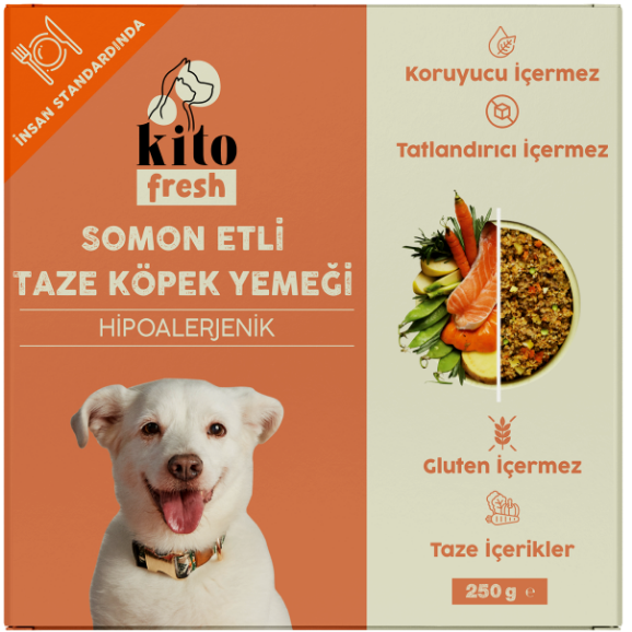 Kito Fresh Dog Food Salmon Recipe (250 g)