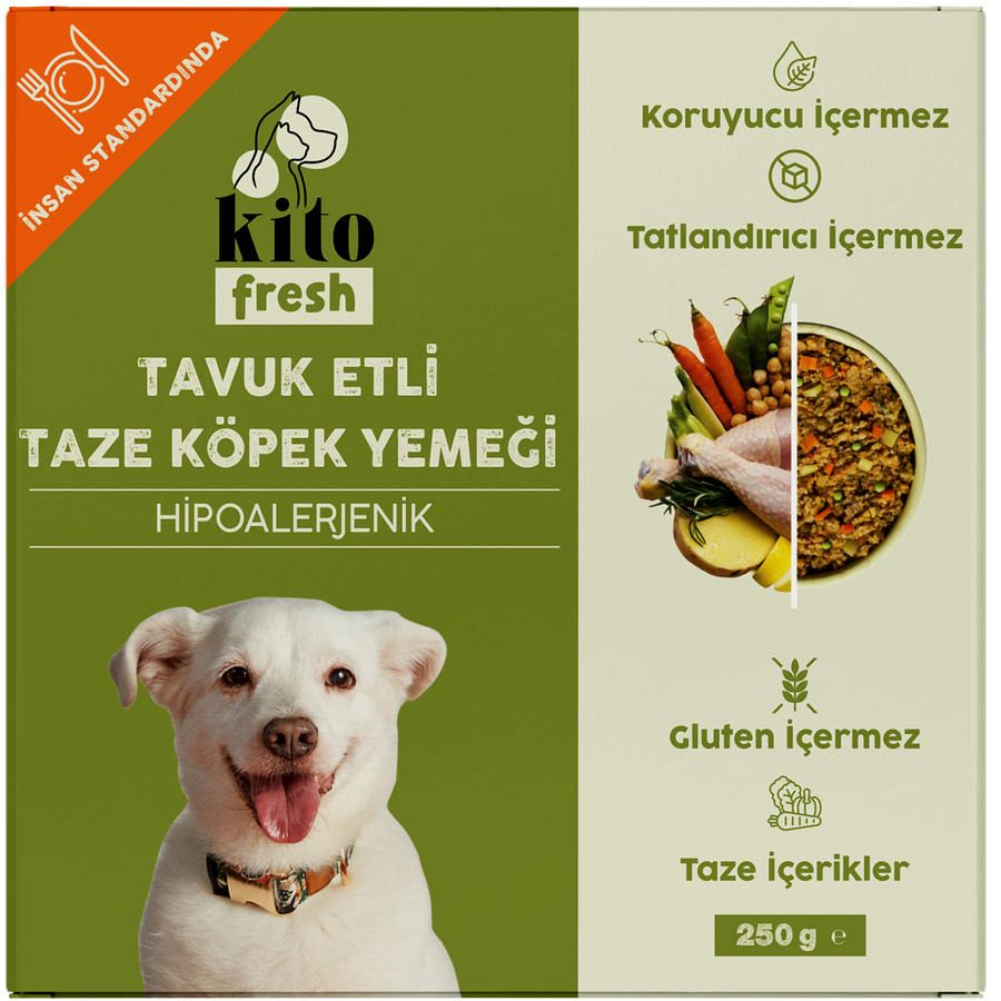 Kito  Fresh Dog Food with Chicken  250 gr