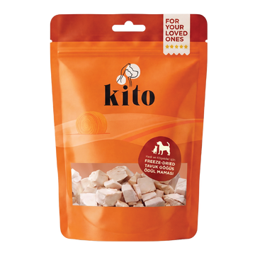 Kito Freeze Dried Tavuk Göğüs Ödül Maması 30 gr (Kediler için)
