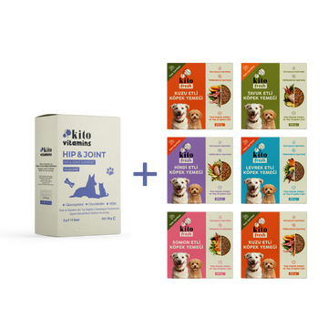 Köpekler için Kito Fresh Tanışma Paketi + Kito Hip&Joint Eklem ve Kas Sağlığı Destekleyici