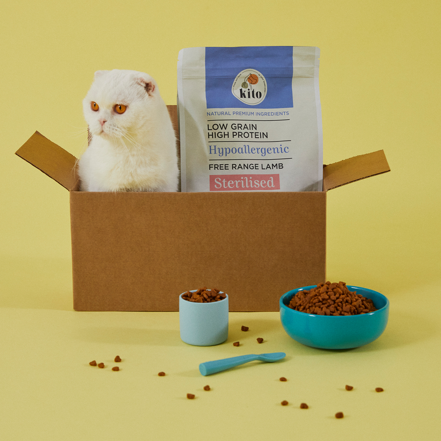 3 pieces of 2 kg sterilised cat food