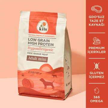 Doğal Besi Kuzu Etli Mini Irk Köpek Maması 2,5 Kg