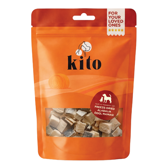 Kito Freeze Dried Alabalık Ödül Maması Köpekler için 30 gr