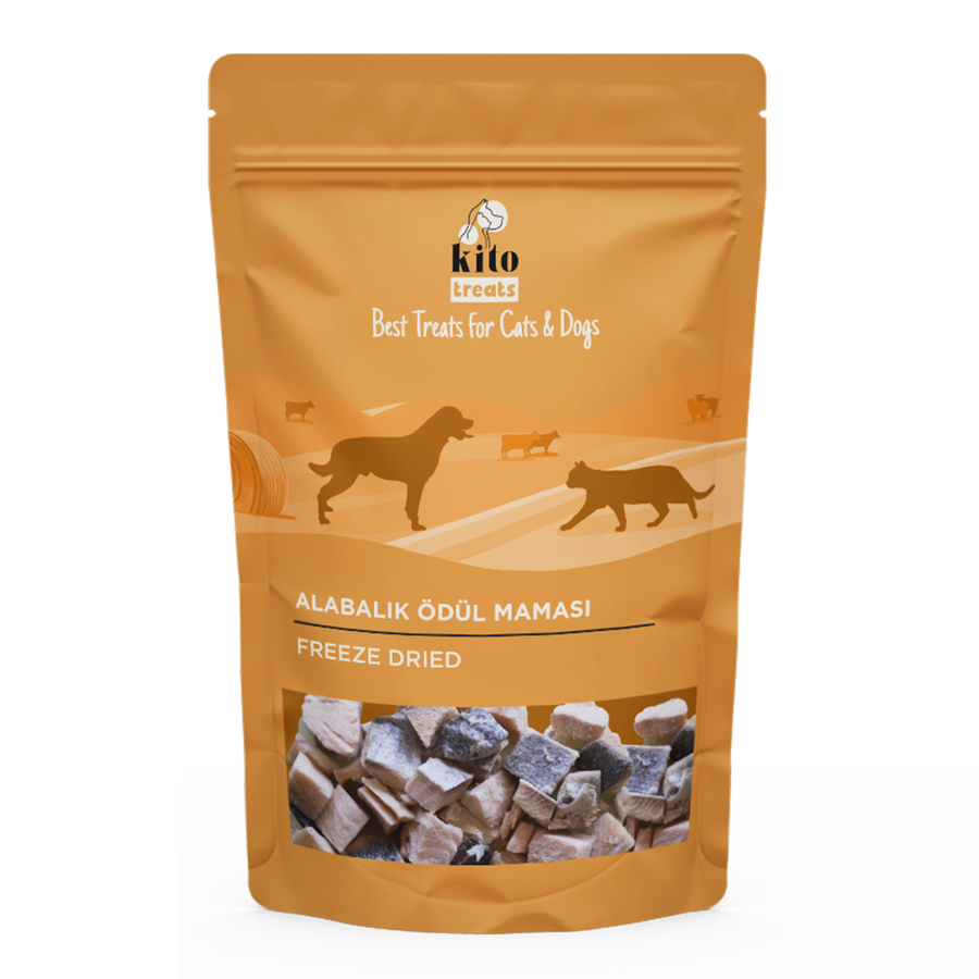 Kito Freeze Dried Alabalık Ödül Maması Köpekler için 30 gr