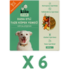 6 Adet Kito Fresh Dana Etli Köpek Yemeği %100 Taze İçerikli Mama (1,5 KG)