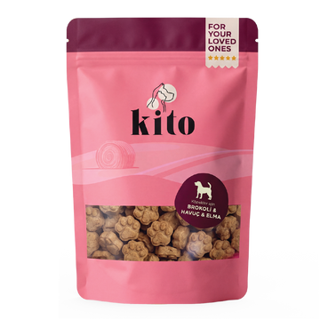 Kito Broccoli & Carrot & Apple Dog Cookies 150 g