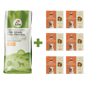 Yetişkin Köpek Maması ve Somon Etli Köpek Yemeği