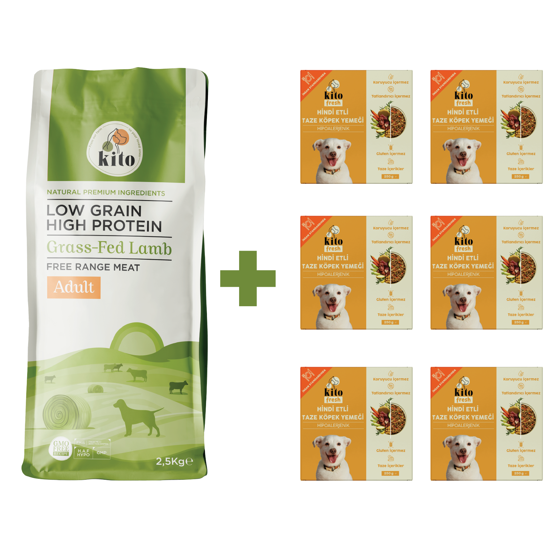 Yetişkin Köpek Maması ve Hindi Etli Köpek Yemeği