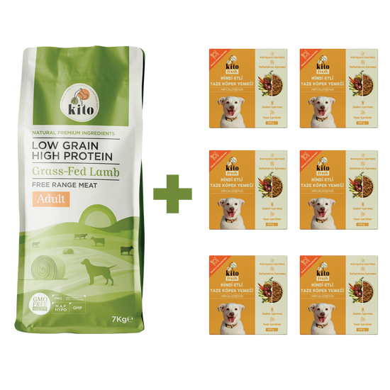 Yetişkin Köpek Maması ve Hindi Etli Köpek Yemeği