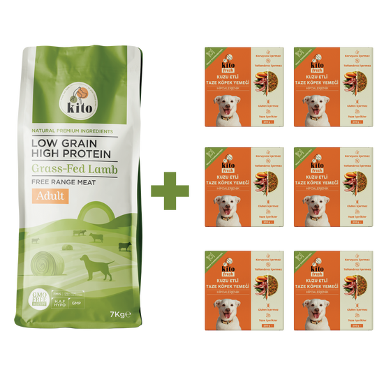 Yetişkin Köpek Maması ve Kuzu Etli Köpek Yemeği