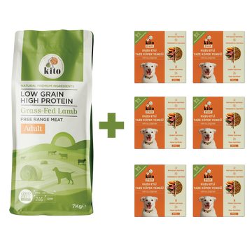 Yetişkin Köpek Maması ve Kuzu Etli Köpek Yemeği