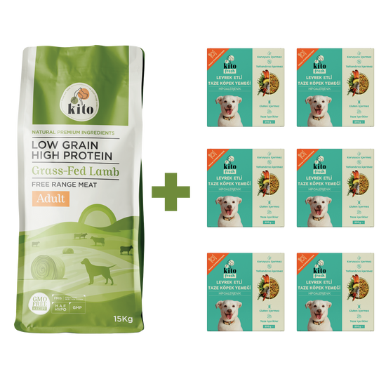 Yetişkin Köpek Maması ve Levrek Etli Köpek Yemeği