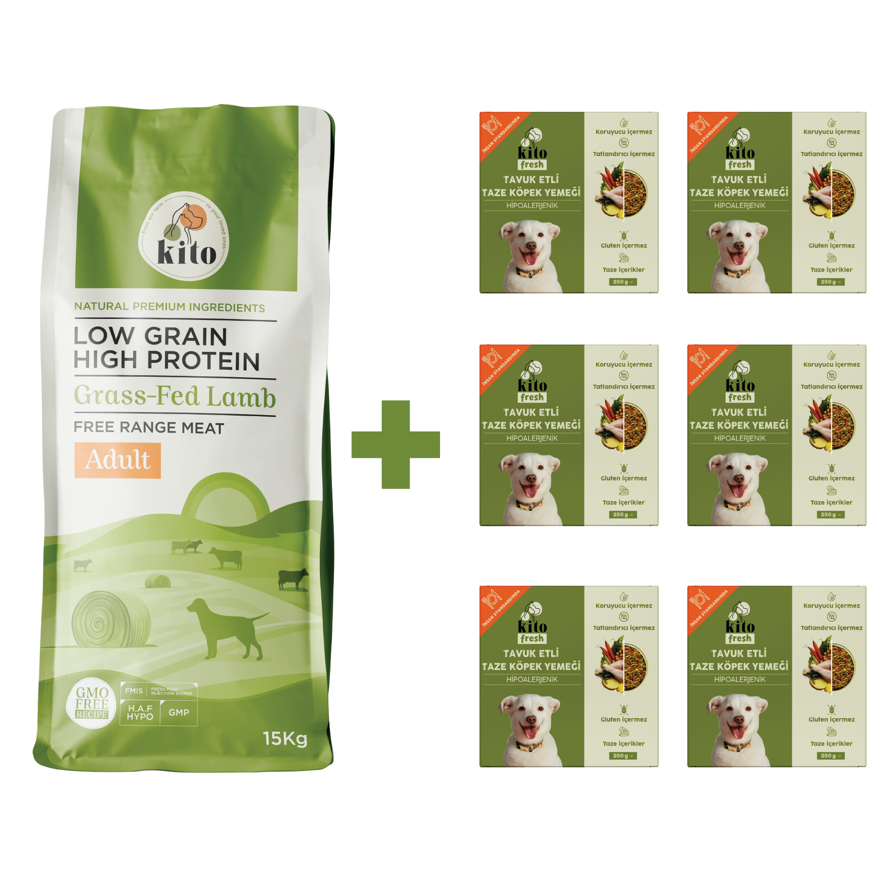 Yetişkin Köpek Maması ve Tavuk Etli Köpek Yemeği