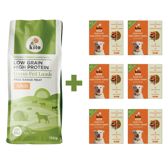 Yetişkin Köpek Maması ve Kuzu Etli Köpek Yemeği