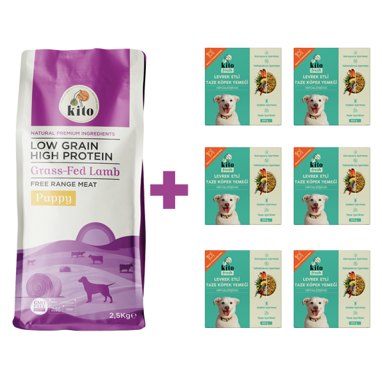 Yavru Köpek Maması ve Levrek Etli Köpek Yemeği