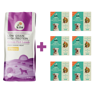 Yavru Köpek Maması ve Levrek Etli Köpek Yemeği