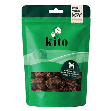 Kito Dana Akciğer Küp Atıştırmalık Köpek Ödül Maması %100 Doğal, Glutensiz, Organik 100 gr