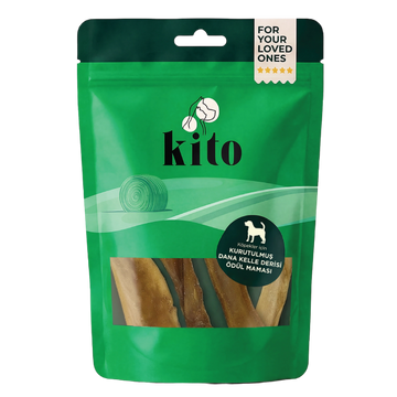 Calf Head Skin Dog Treats 100% Natural, Gluten-Free, Organic 100 gr