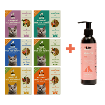 Kediler İçin Fresh Tanışma ve Balık Yağı