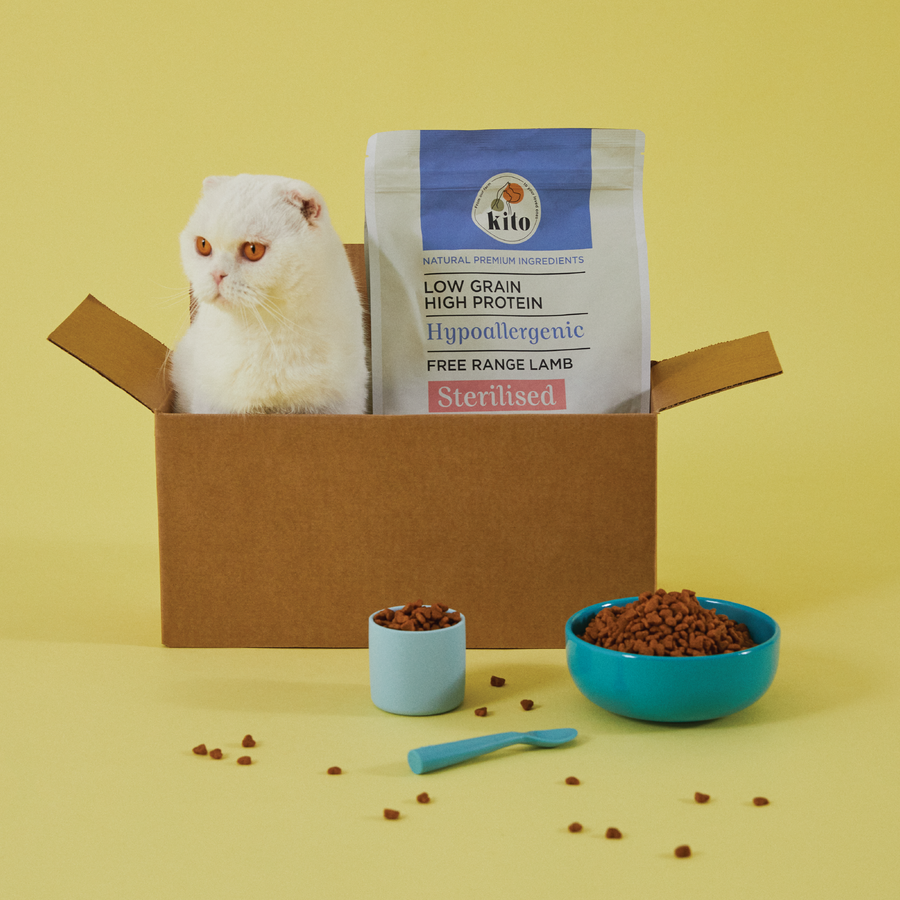 Kito Doğal Besi Kuzu Etli Kısır Kedi Maması 8 Kg